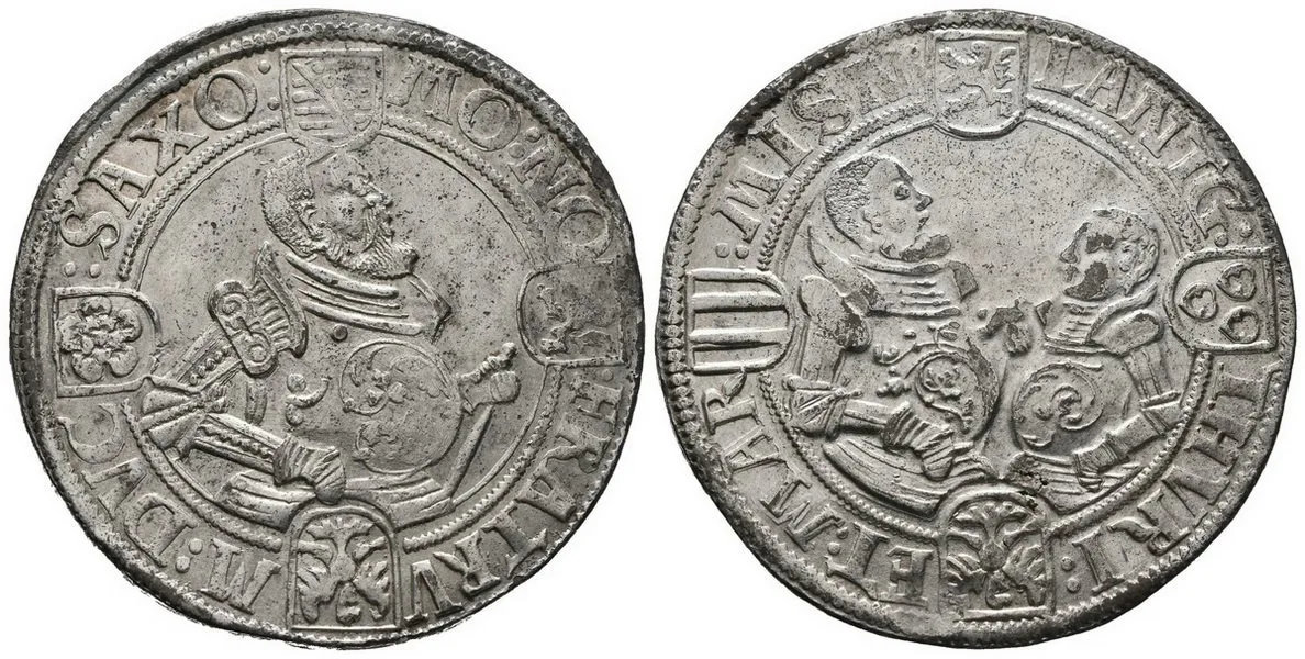 Sasko, Johann Friedrich II., Johann Wilhelm a Johann Friedrich III., 1554 - 1557 — 1