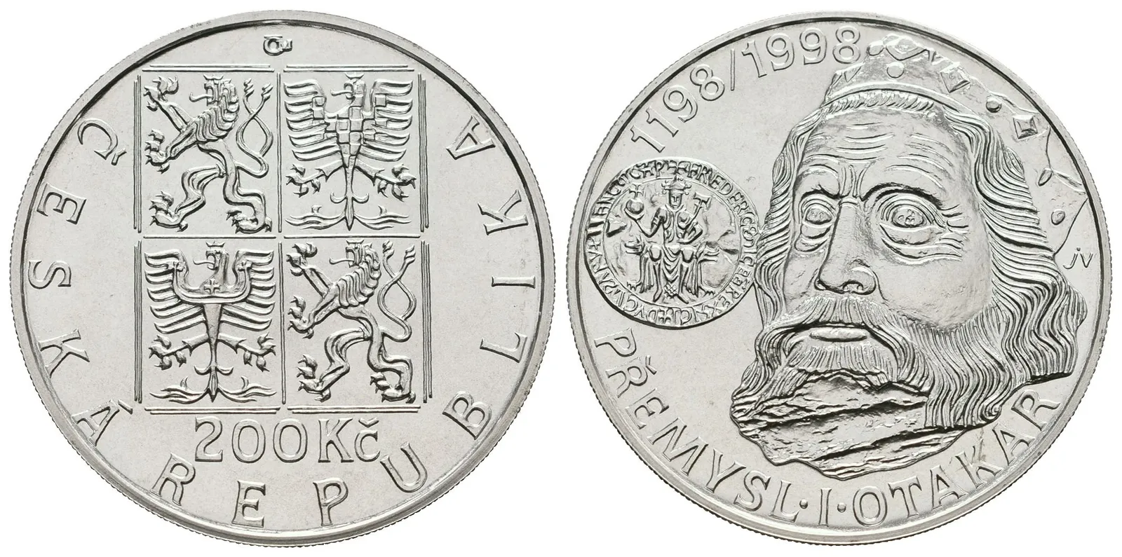 200 Kč 1998 - Přemysl Otakar I.