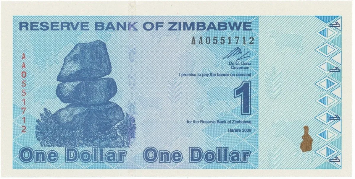 Zimbabwe, 1 Dollar 2009, P.92