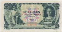 100 Koruna 1931, série Ma, Zb, SPECIMEN, Hej.25b1.S1