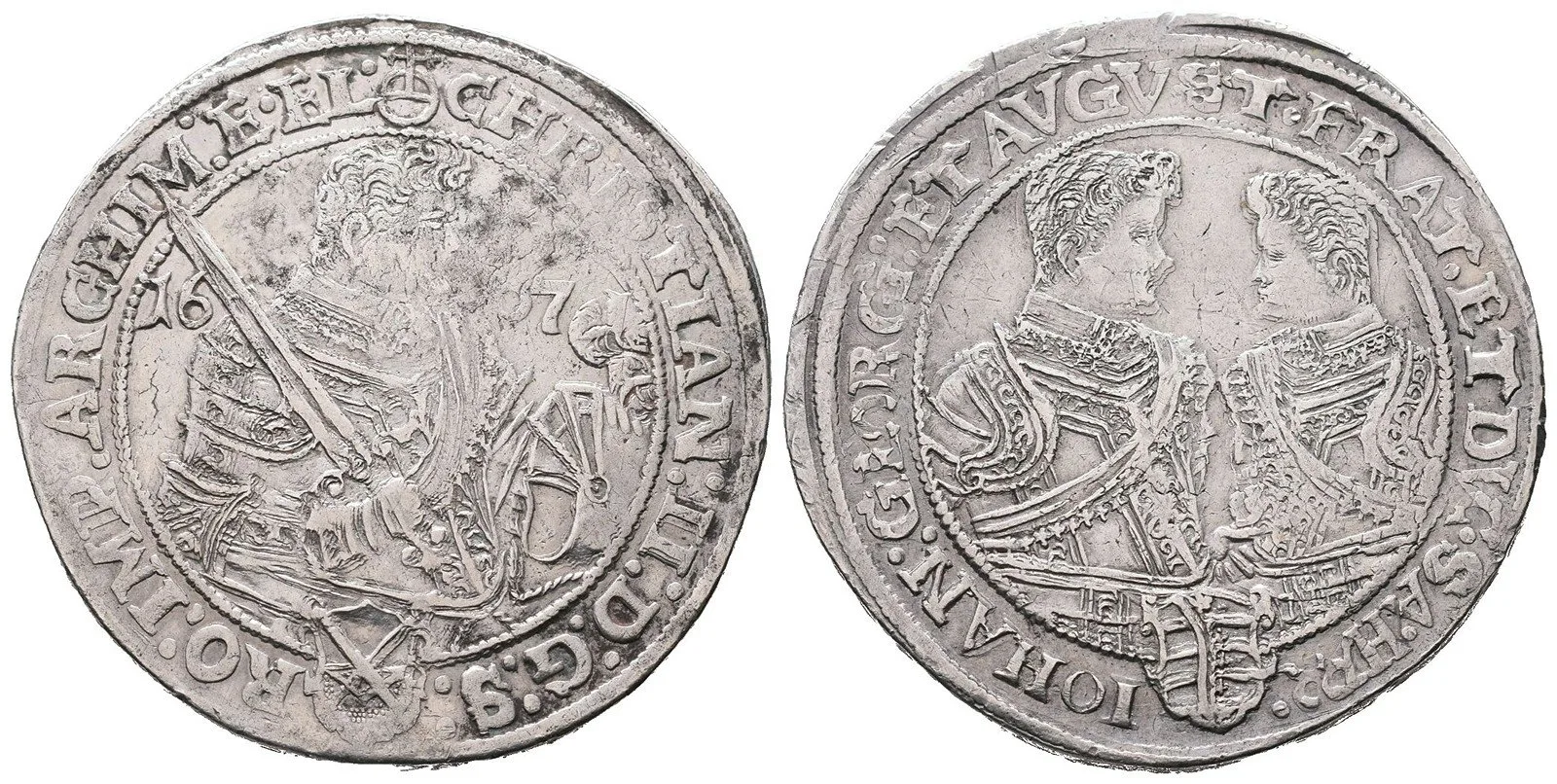 Sasko, Christian II., Johann Georg I. a August, 1591 - 1611 — 1