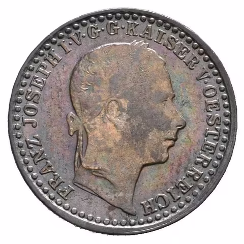 5 Krejcar 1859 M, tmavá patina