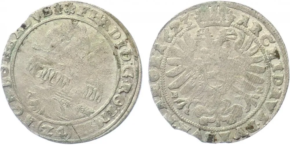 Ferdinand II., 1619 - 1637 (Mince kiprová) — 1