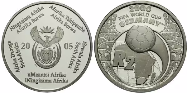 Jihoafrická republika, 2 Rand 2006 - FIFA