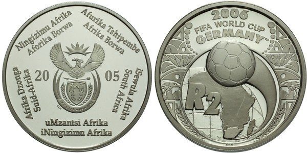 Jihoafrická republika, 2 Rand 2006 - FIFA