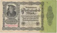 Německo, 50000 Mark 1922, Ro.079c