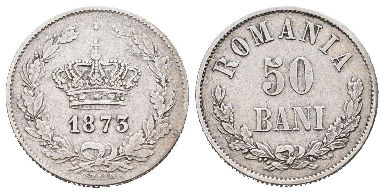 Rumunsko, 50 Bani 1873