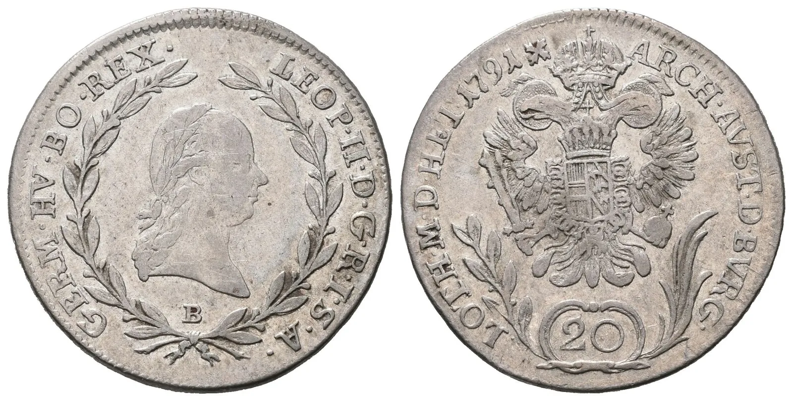 20 Krejcar 1791 B