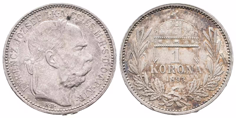 1 Koruna 1893 KB