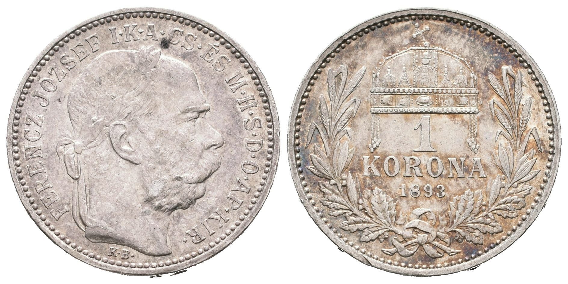 1 Koruna 1893 KB