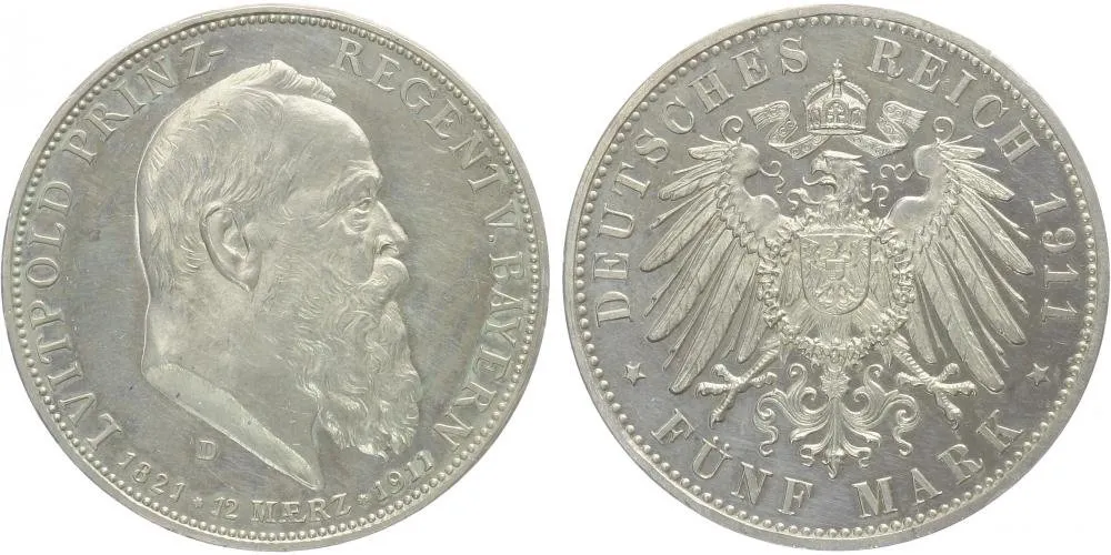 Bavorsko, Luitpold, 1886 - 1912 — 1
