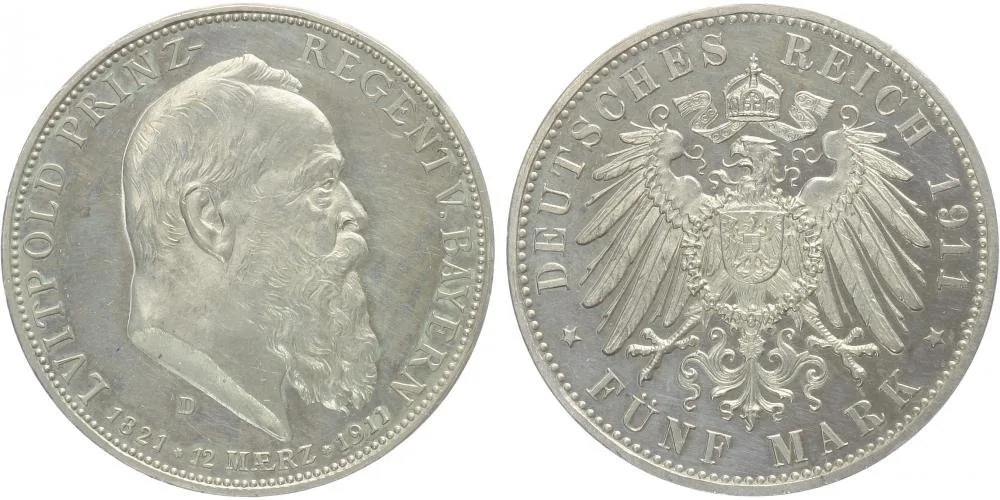 Bavorsko, Luitpold, 1886 - 1912 — 1