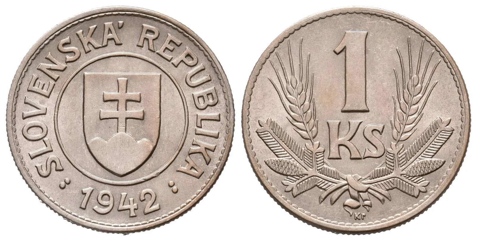 1 Koruna 1942 - varianta B