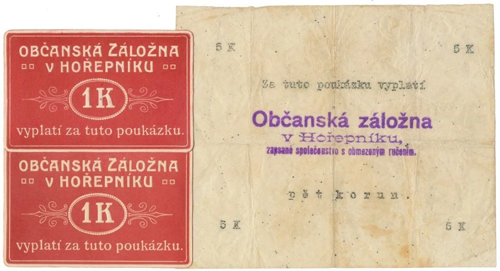 Nouzovky české od roku 1914 — 1