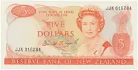 Nový Zéland, 5 Dollars (1989-1992), P.171c