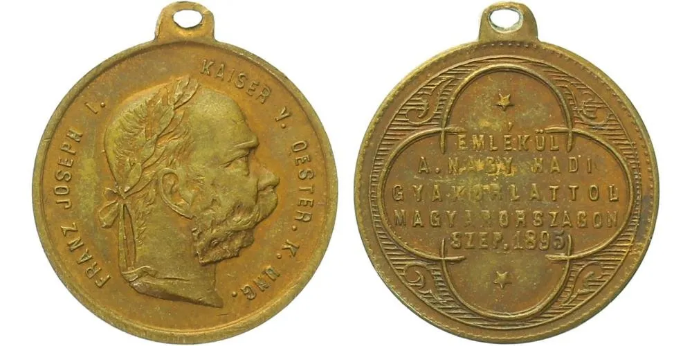 František Josef I., medaile vojenských manévrů — 1
