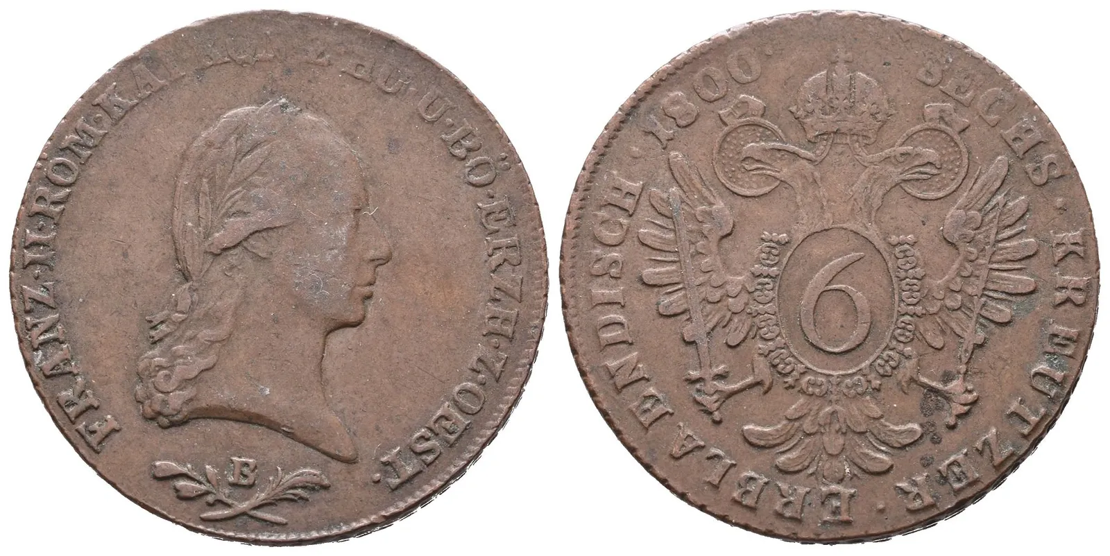 František II., 6 Krejcar 1800 B