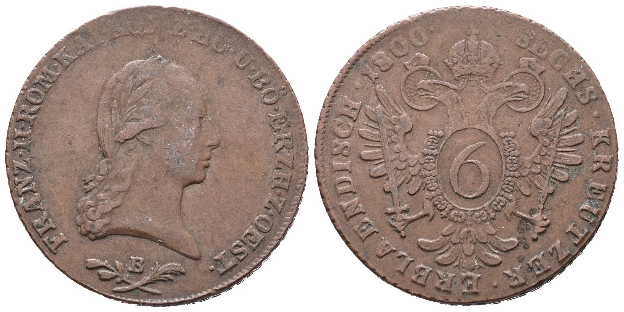 František II., 6 Krejcar 1800 B