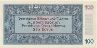 100 Koruna 1940, I. vydání, série A, SPECIMEN, Hej.32a.S1 - fotografie 2