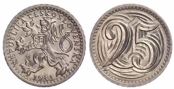 25 Haléř 1933