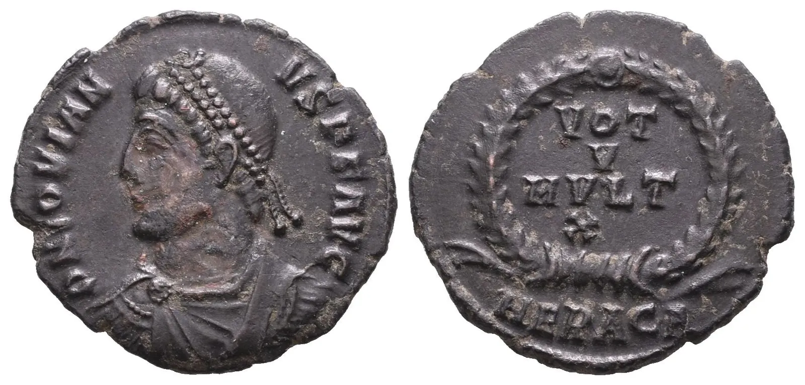 Jovian, follis, Heraclea, RIC 118