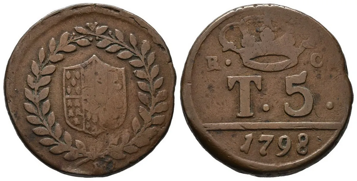 Itálie - Neapol a Sicilie, Ferdinand IV., 1759 - 1805, 1815 - 1825 — 1