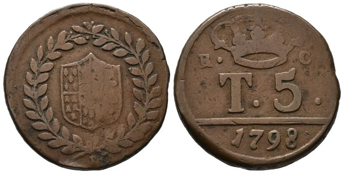 Itálie - Neapol a Sicilie, Ferdinand IV., 1759 - 1805, 1815 - 1825 — 1