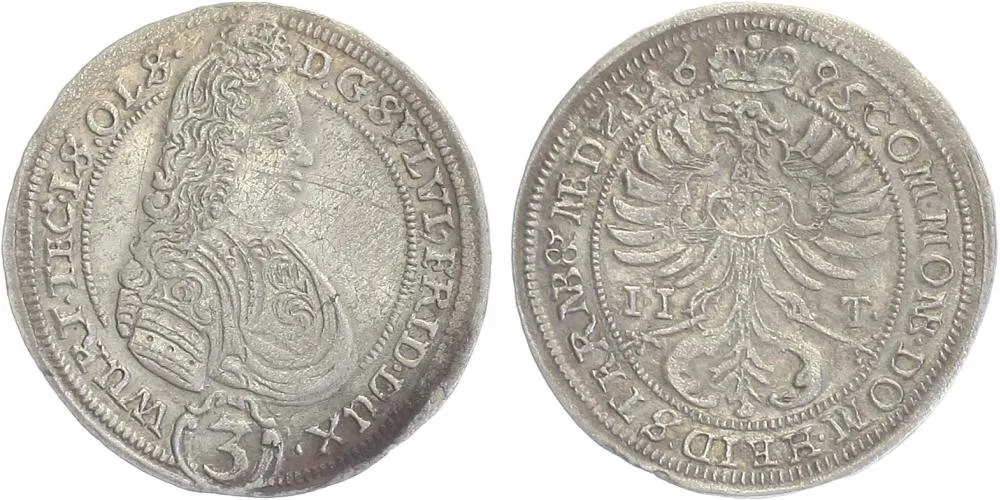Würtenberg - Olešnice, Sylvius Friedrich, 1668 - 1697 — 1