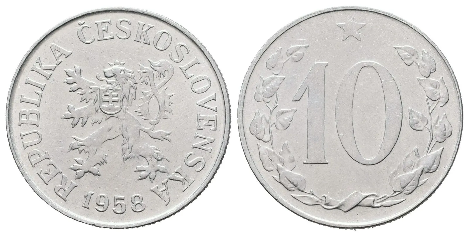 10 Haléř 1958