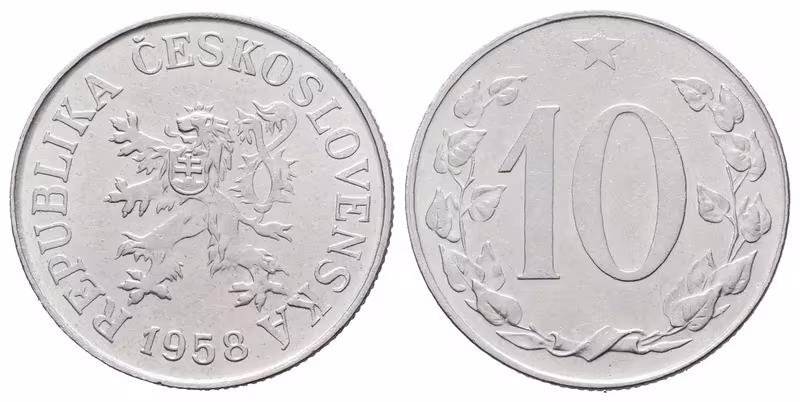 10 Haléř 1958