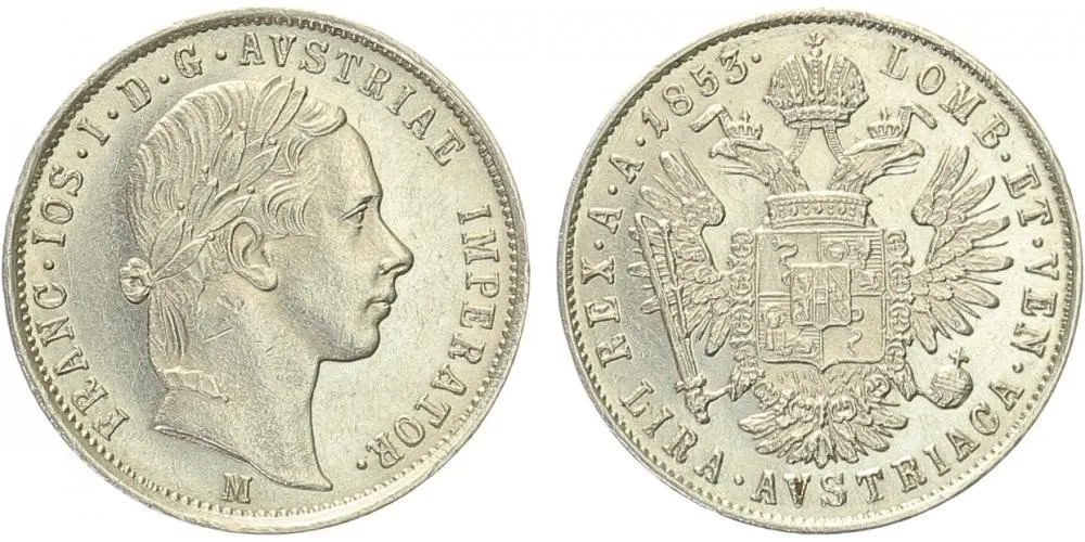 Konvenční měna, 1848 - 1857 — 1