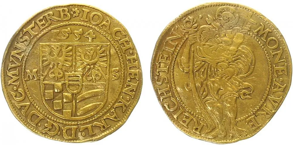 Slezsko, Münsterberg - Olešnice, Joachim, Heinrich III. a Karl II., 1554 - 1562 — 1