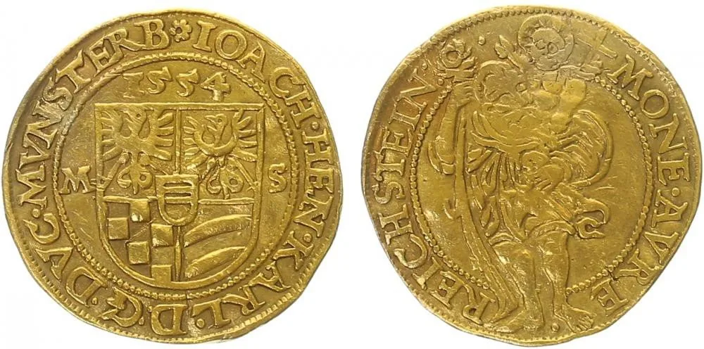 Slezsko, Münsterberg - Olešnice, Joachim, Heinrich III. a Karl II., 1554 - 1562 — 1