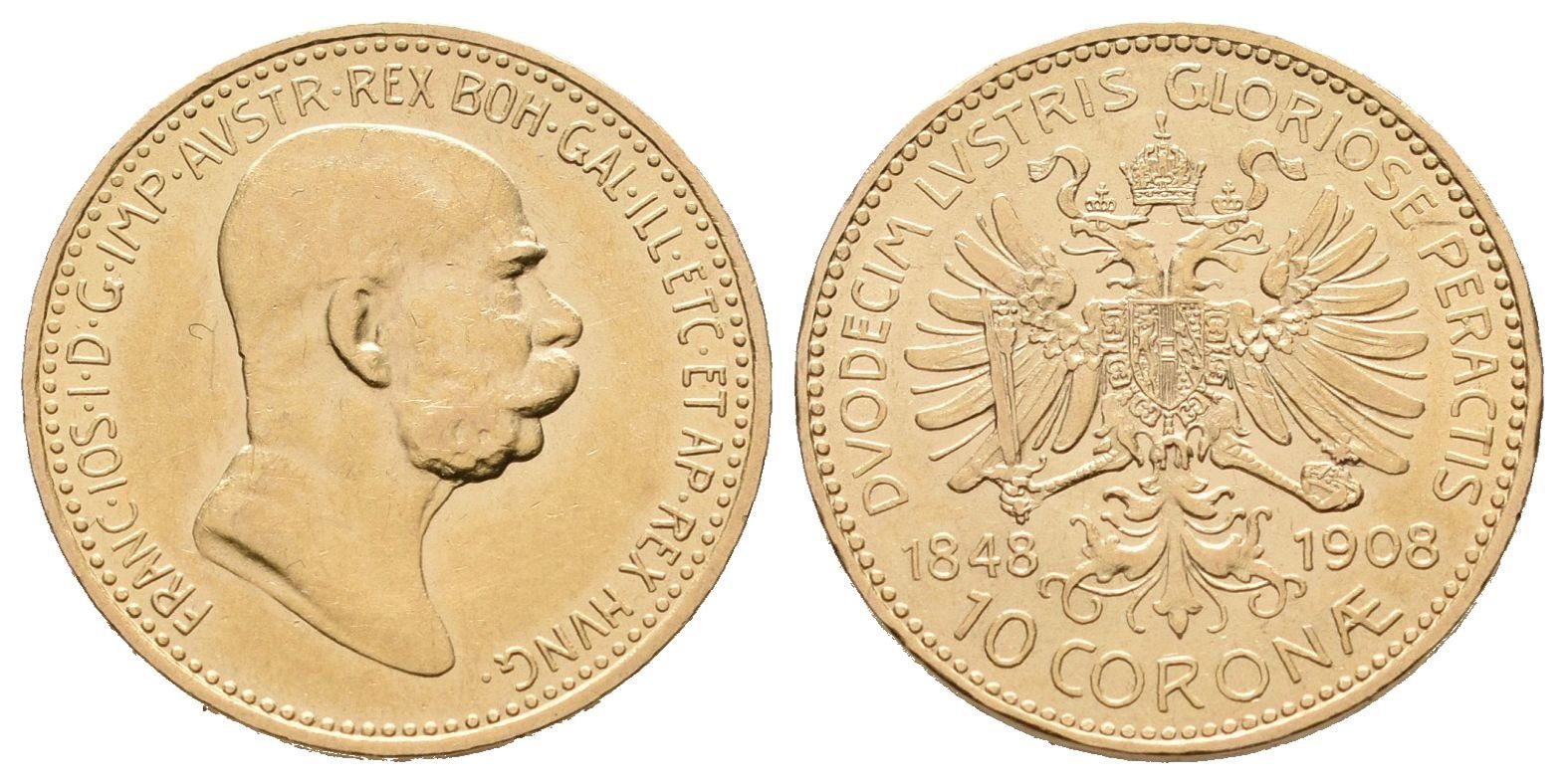 10 Koruna 1908 - jubilejní
