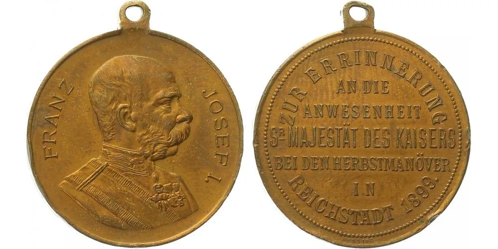 František Josef I., medaile vojenských manévrů — 1