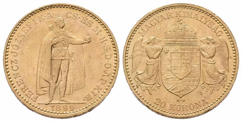 20 Koruna 1899 KB