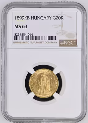 20 Koruna 1899, NGC