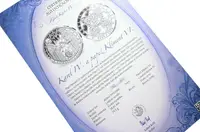 Stříbrná investiční medaile - Karel IV. a papež Kliment VI. - Ag 24,5 g - 999/1000 + Certifikát - fotografie 2