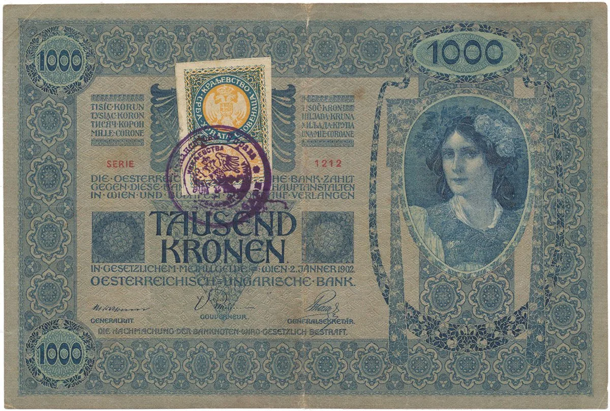 Razítkované R-U bankovky na Balkáně 1919-1921 — 1