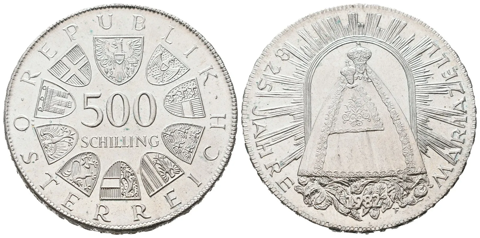 Rakousko, 500 Schilling 1982 - Mariazell