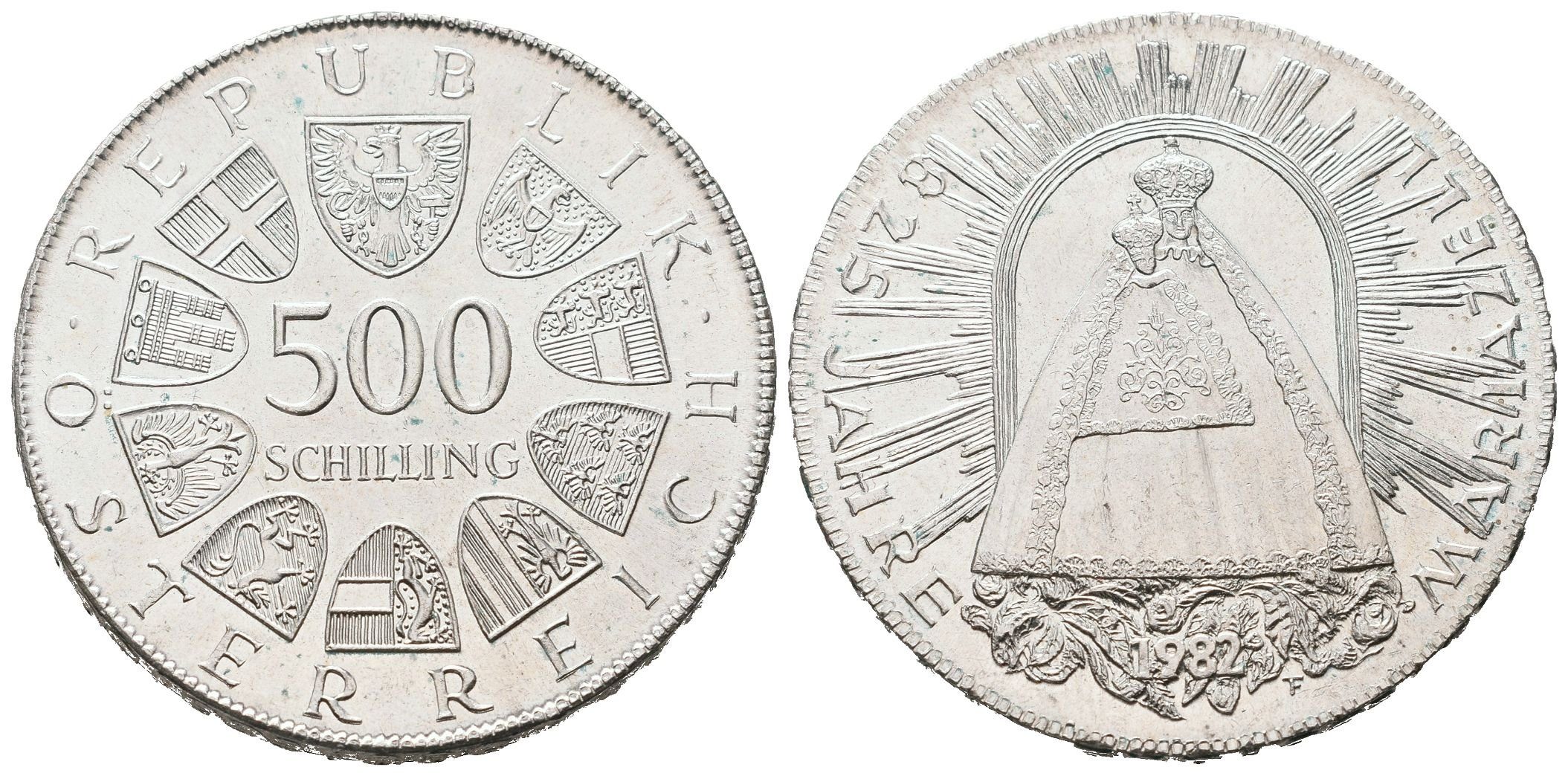 Rakousko, 500 Schilling 1982 - Mariazell