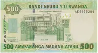 Rwanda, 500 Francs 2008, P.34a
