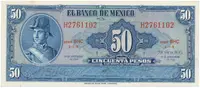 Mexiko, 50 Pesos 1969, P.49r