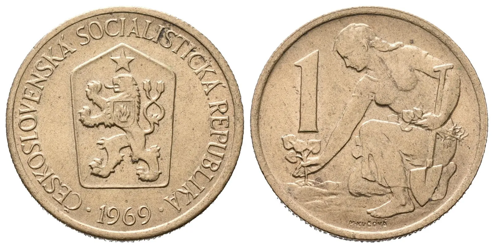 1 Koruna 1969