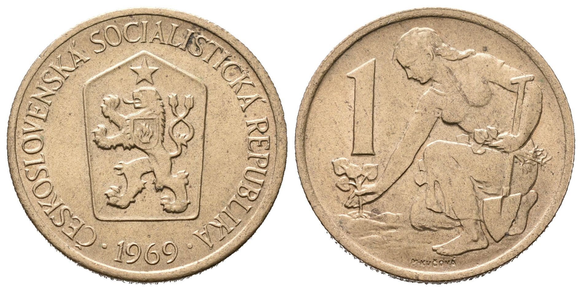 1 Koruna 1969