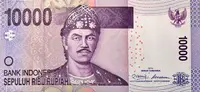 Indonésie, 10.000 Rupiah 2010, P.150a