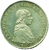 Gurk - biskupství, František Xavier von Salm, 1784 - 1822 — 1