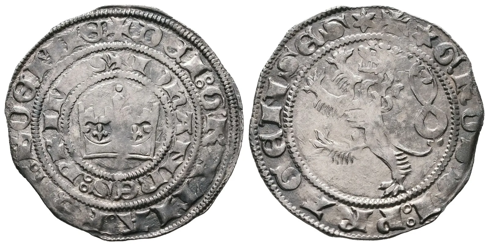 Jan Lucemburský, Pražský groš, Castelin 1