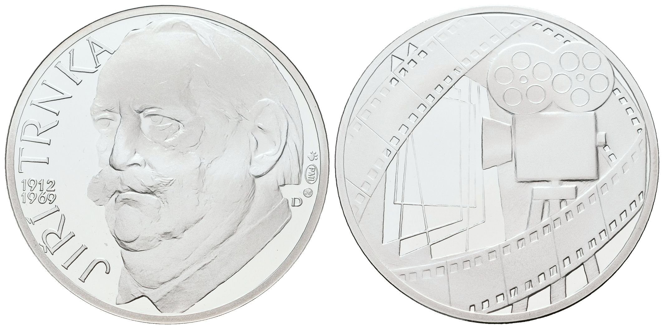 AR Medaile b.l. (2012) - Jiří Trnka - 100. výročí narození