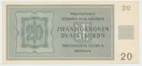 Protektorát Čechy a Morava, 20 Koruna 1944, série A, Hej.40a - fotografie 2